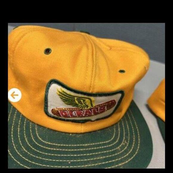New Old Stock Dekalb Seed Hat Vintage Trucker Farmer Snap Back Advertising - Picture 3 of 3